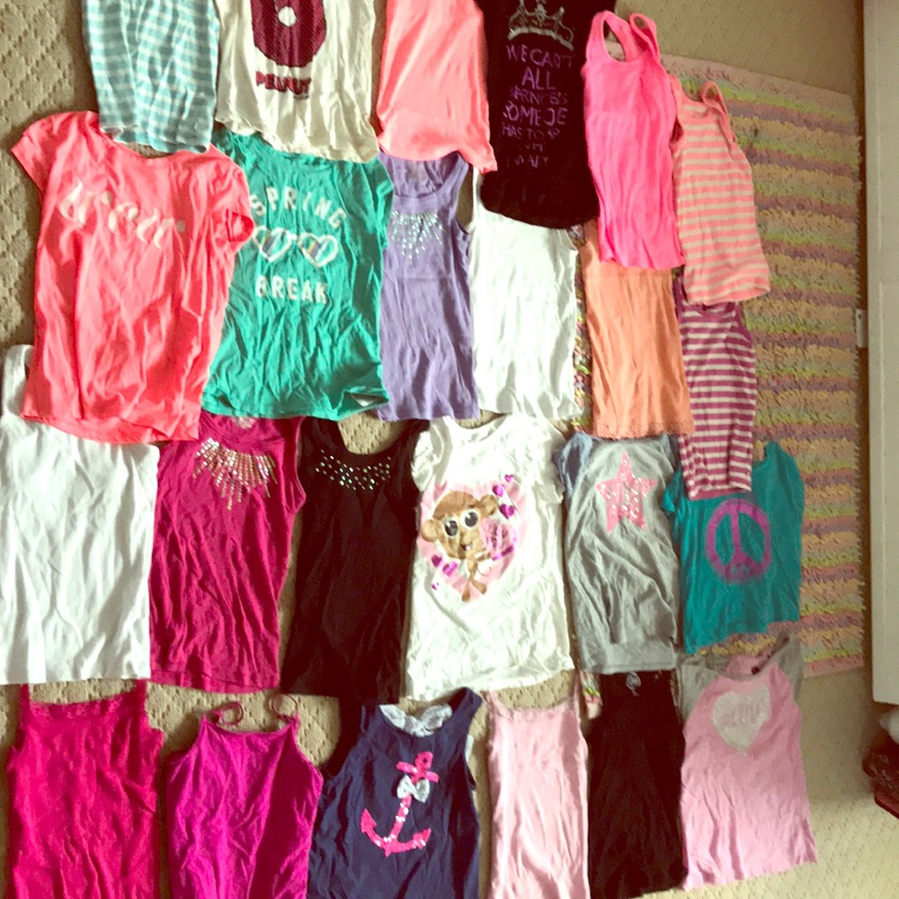 HUGE BUNDLE OF 24 FITTED TEES AND TANKS